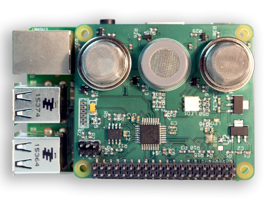 Sensly HAT For Raspberry Pi Air Quality & Gas Detector