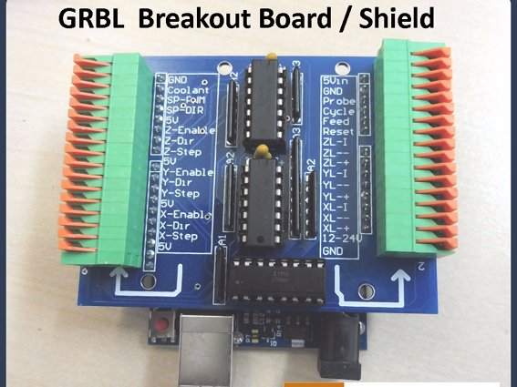 GRBL Breakout Board/Shield Arduino Uno - Hackster.io