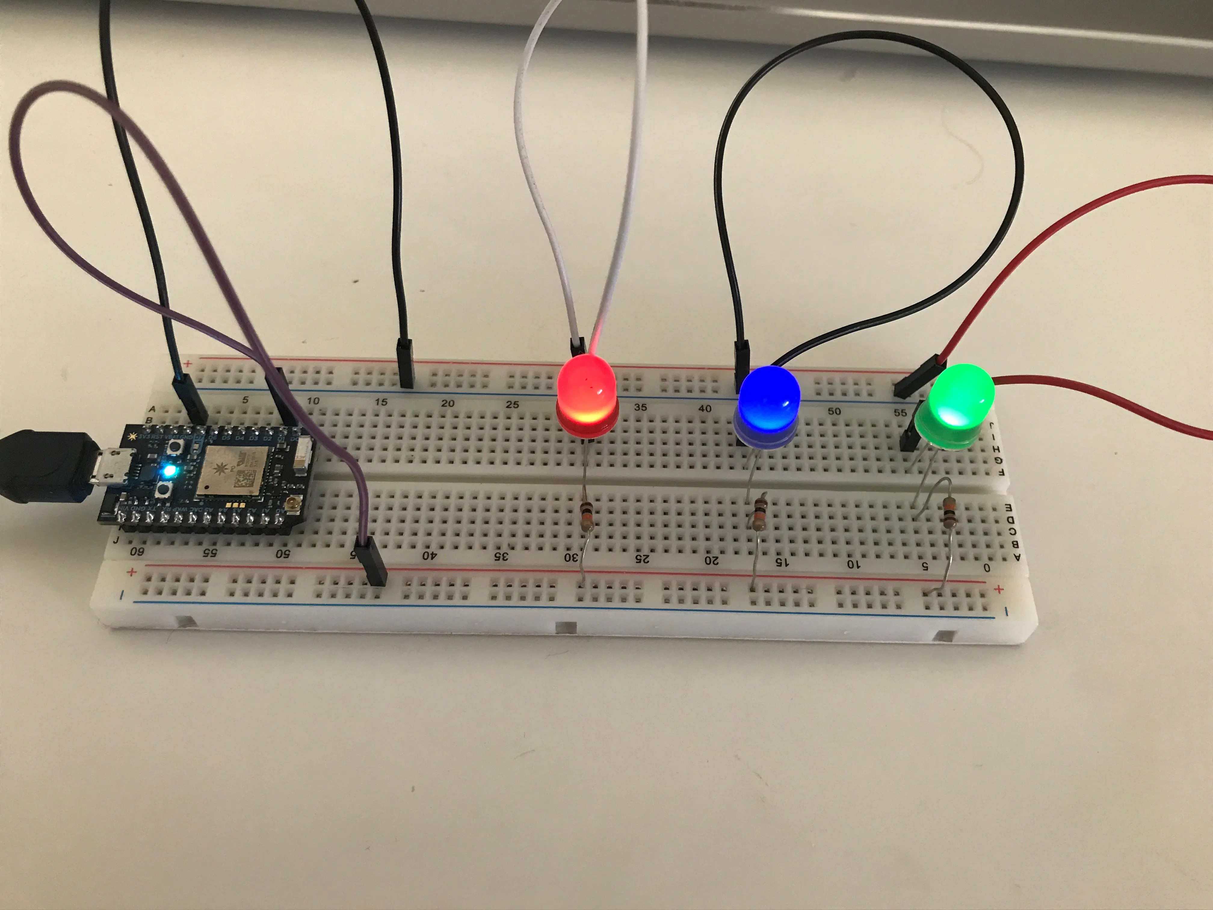 Blinking LEDs Using Particle Photon Hackster.io