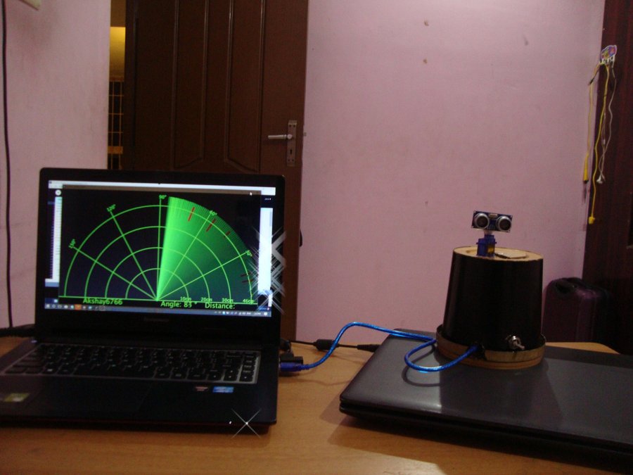 Arduino Radar with Processing Arduino Project Hub