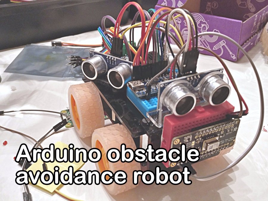 Arduino Obstacle Avoidance Robot with Ultrasonic HCSR04 Arduino Arduino Obstacle Avoidance Robot with Ultrasonic HCSR04 Arduino