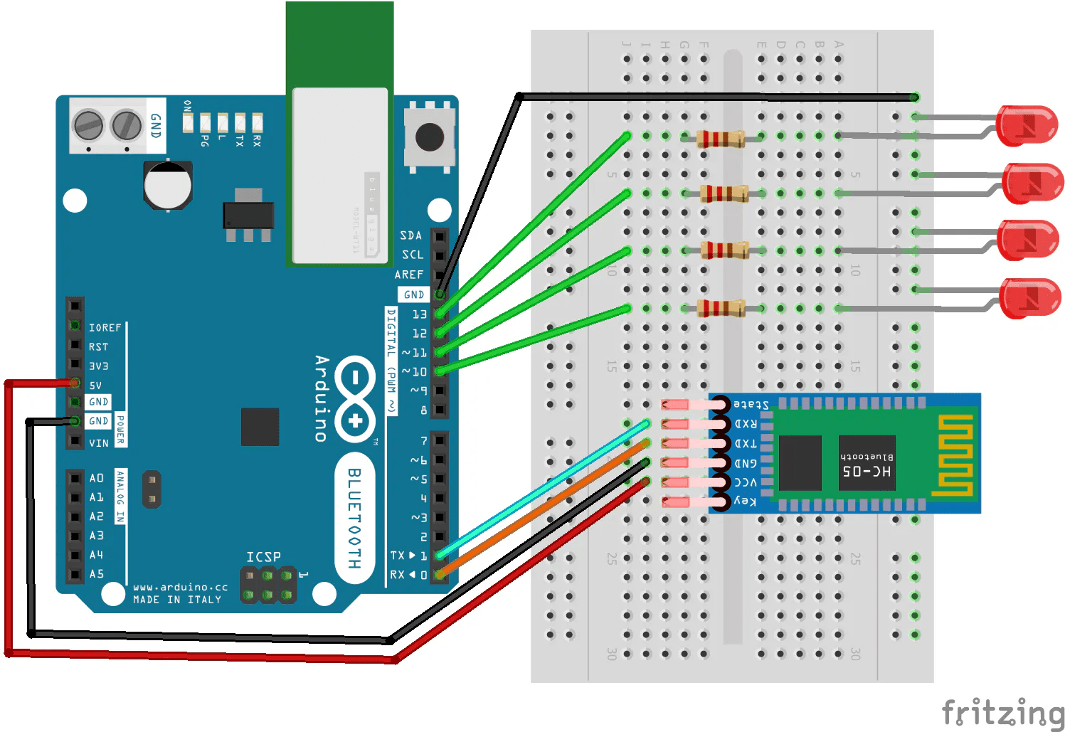 Arduino – Bluetooth 4 Channel Relay App - Hackster.io