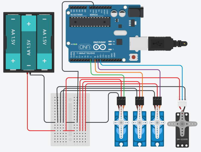 PC Controlled Robotic Arm - Arduino Project Hub