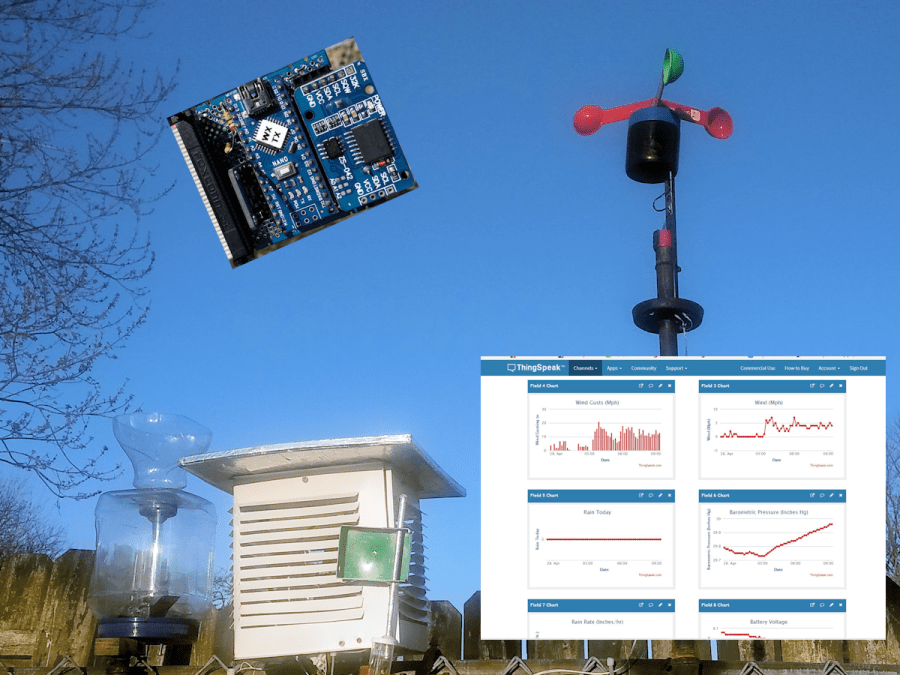 Rube Goldberg Weather Station with Data Storage Hackster.io