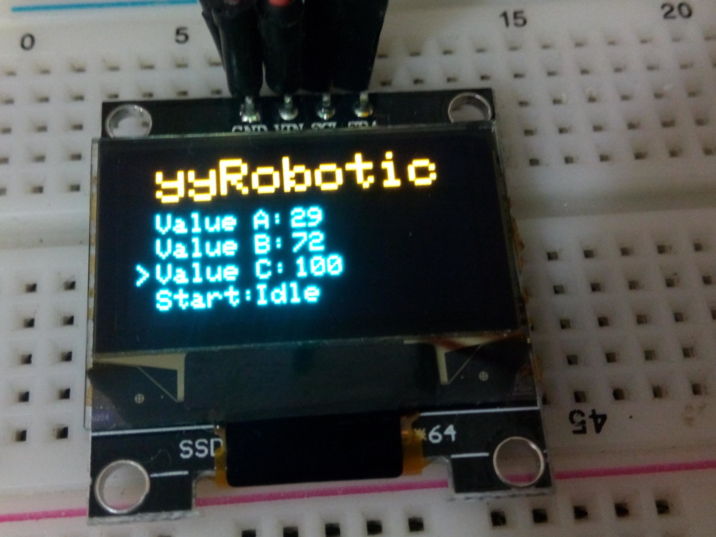 Arduino + OLED + Encoder Simple Menu System Hackster.io