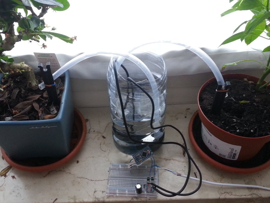Double Plant Watering 2 Arduino Project Hub
