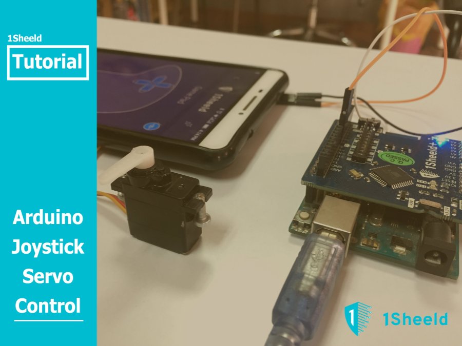 Arduino Joystick Servo Control Using 1Sheeld Arduino Project Hub