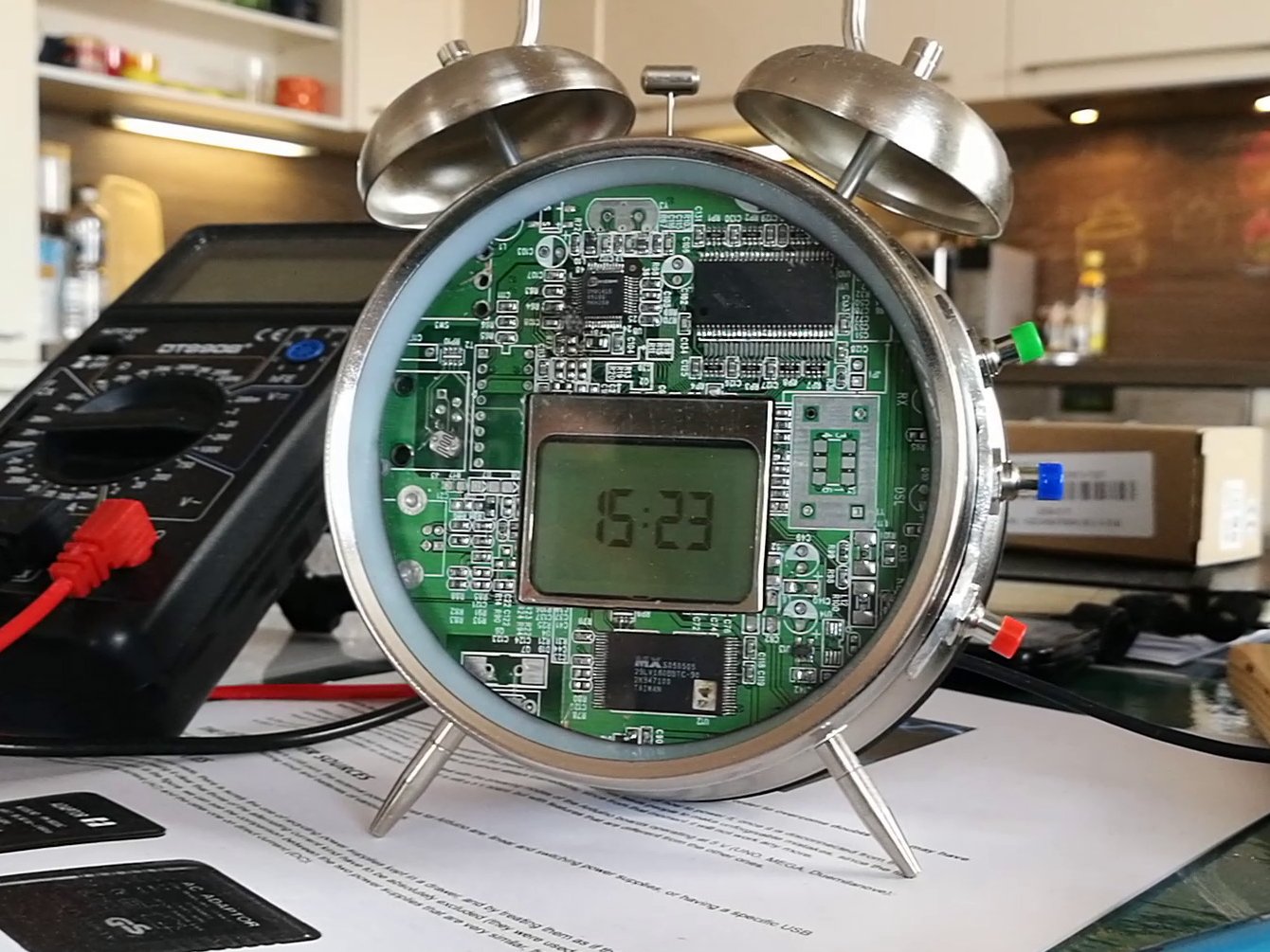 Weather Forecast Clock Using Old Alarm and Arduino Hackster.io