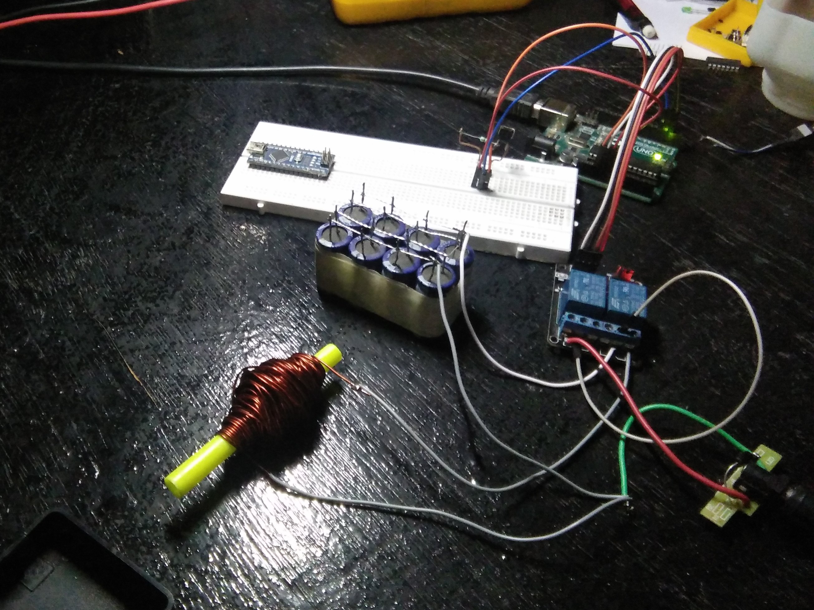 My Basic Coil Gun Setup Hackster.io