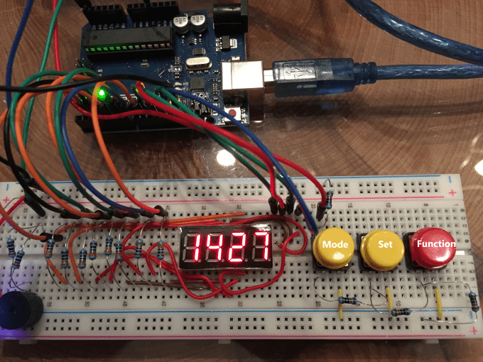 Alarm Clock with Stopwatch Arduino Project Hub