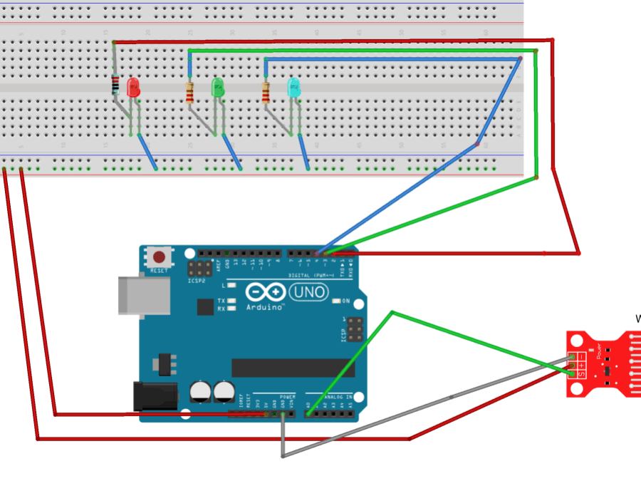 Simple water level sensor with led Arduino Project Hub
