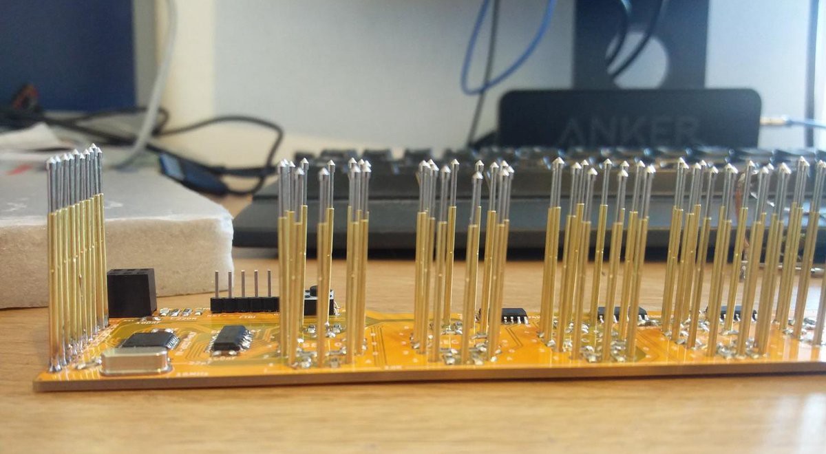 Bed Of Nails Testing Pcb See More...
