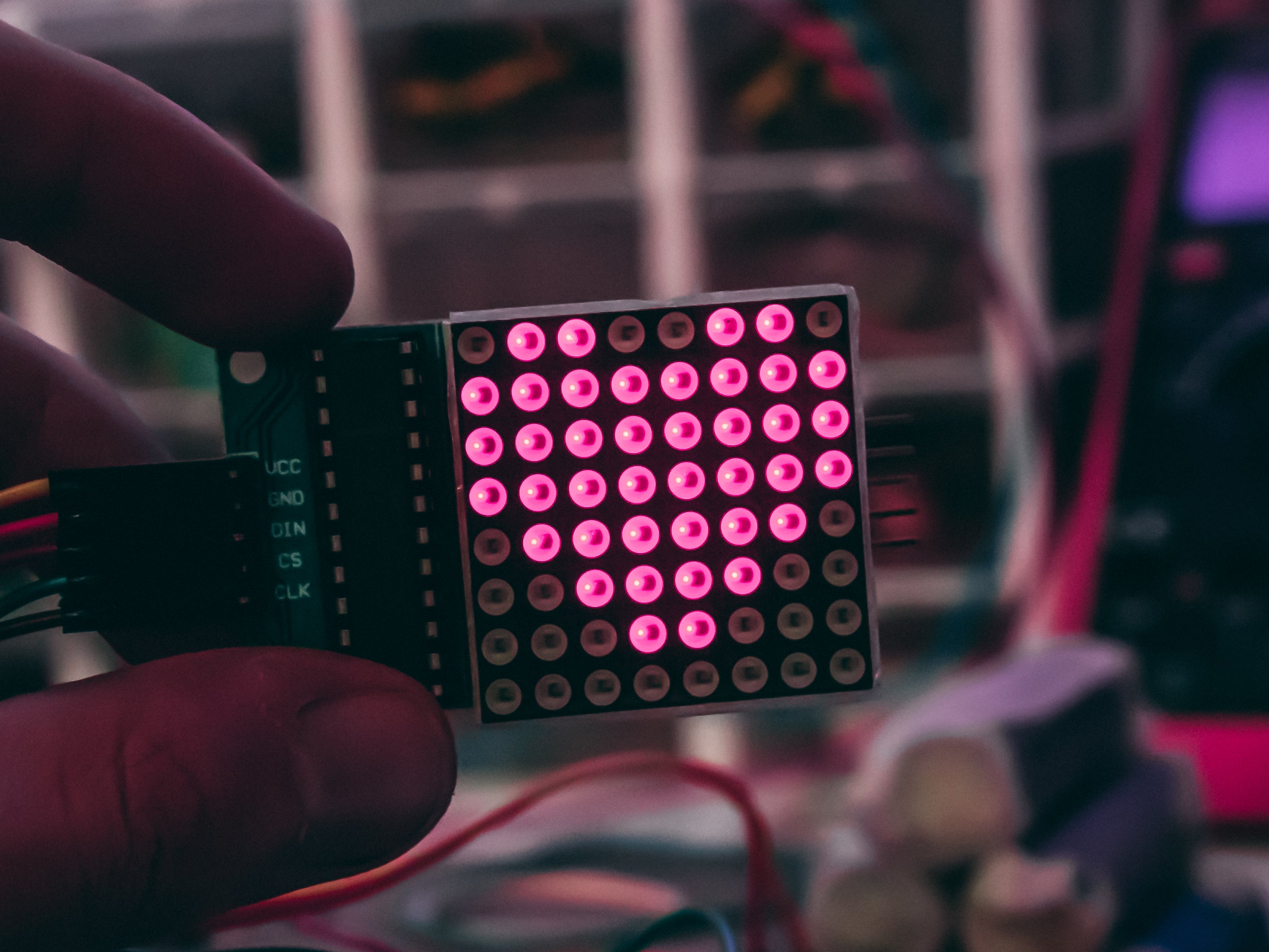 8×8 LED Matrix Tutorial + Project Code and Schematic Hackster.io