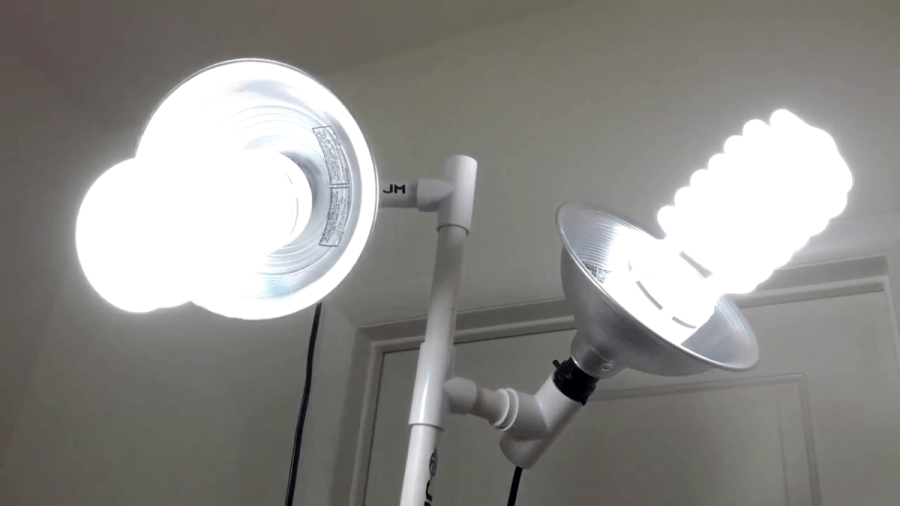 DIY PVC Light Stand Hackster.io