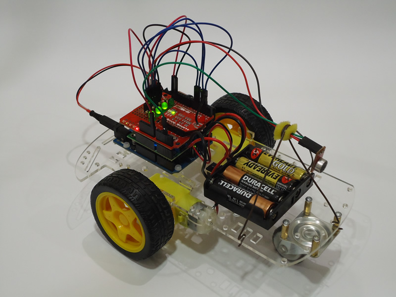 2WD Voice Controlled Robot with Arduino and BitVoicer Server - Arduino