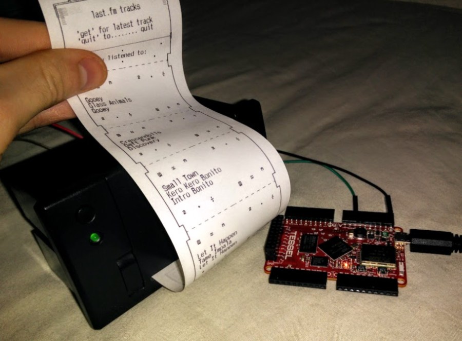 Thermal Printer Module for Tessel Hackster.io