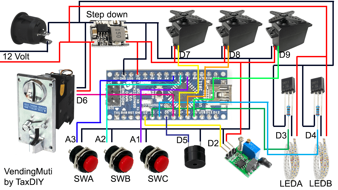 Candy Vending Machine - Arduino Project Hub