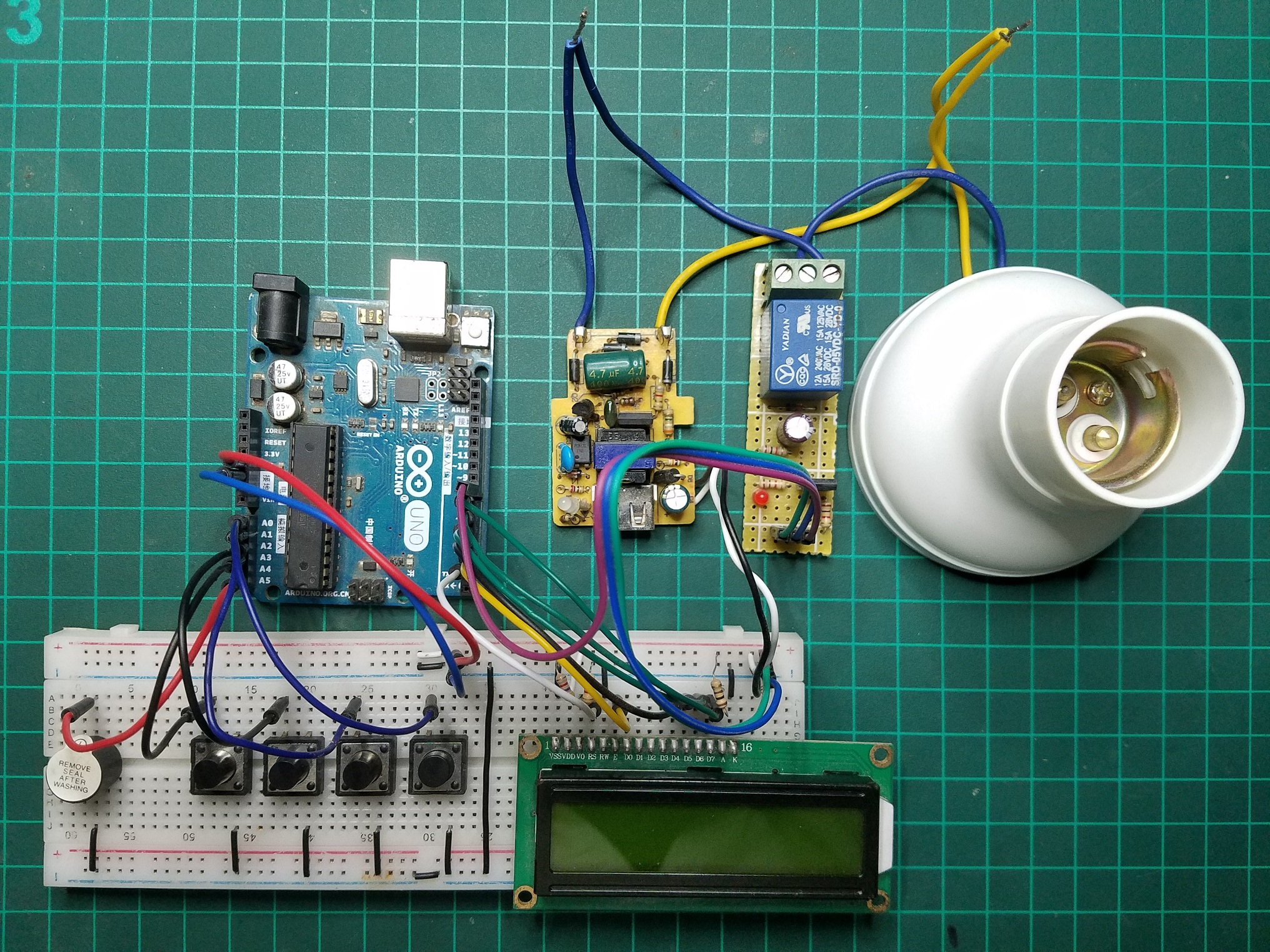 Countdown Timer Relay Arduino Project Hub