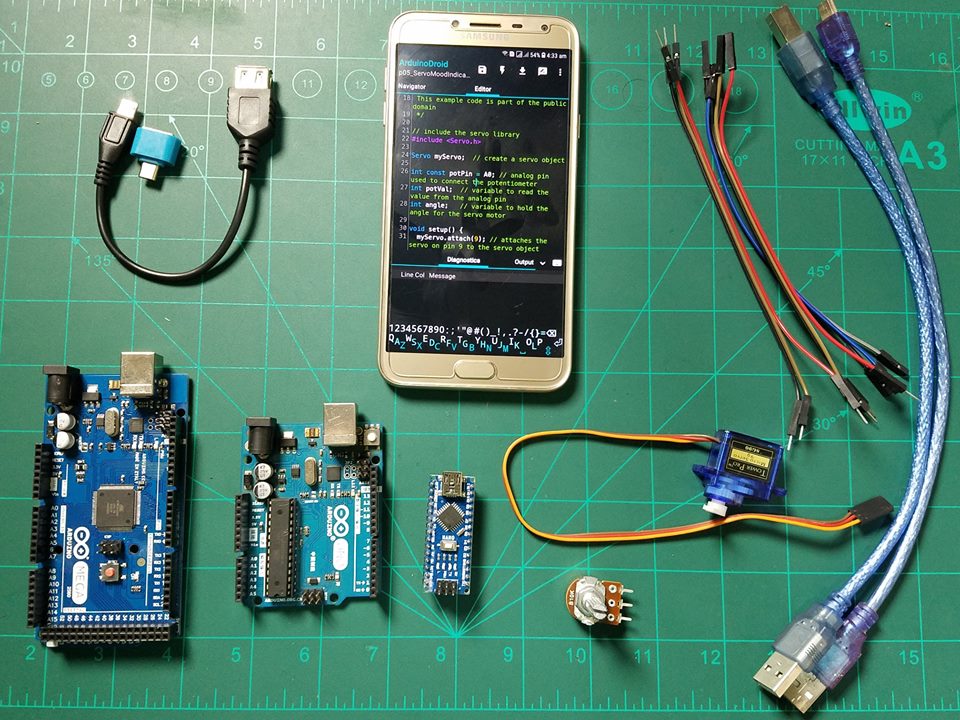 Program Arduino with Mobile Phone Arduino Project Hub