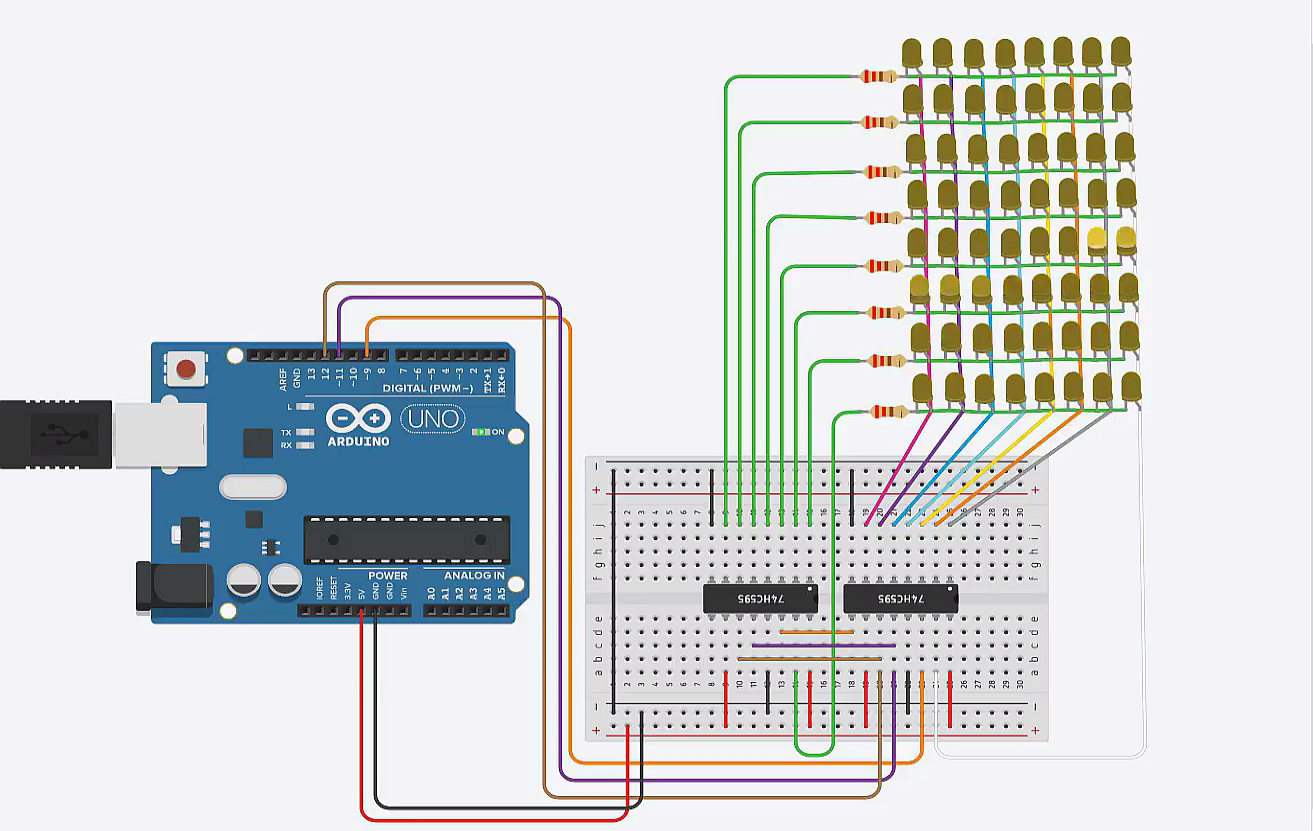 Music Spectrum Visualizer with Arduino Nano Arduino Project Hub