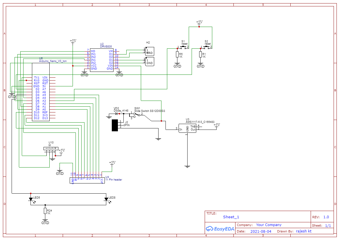 Pid line follower robot using arduino nano Arduino Project Hub