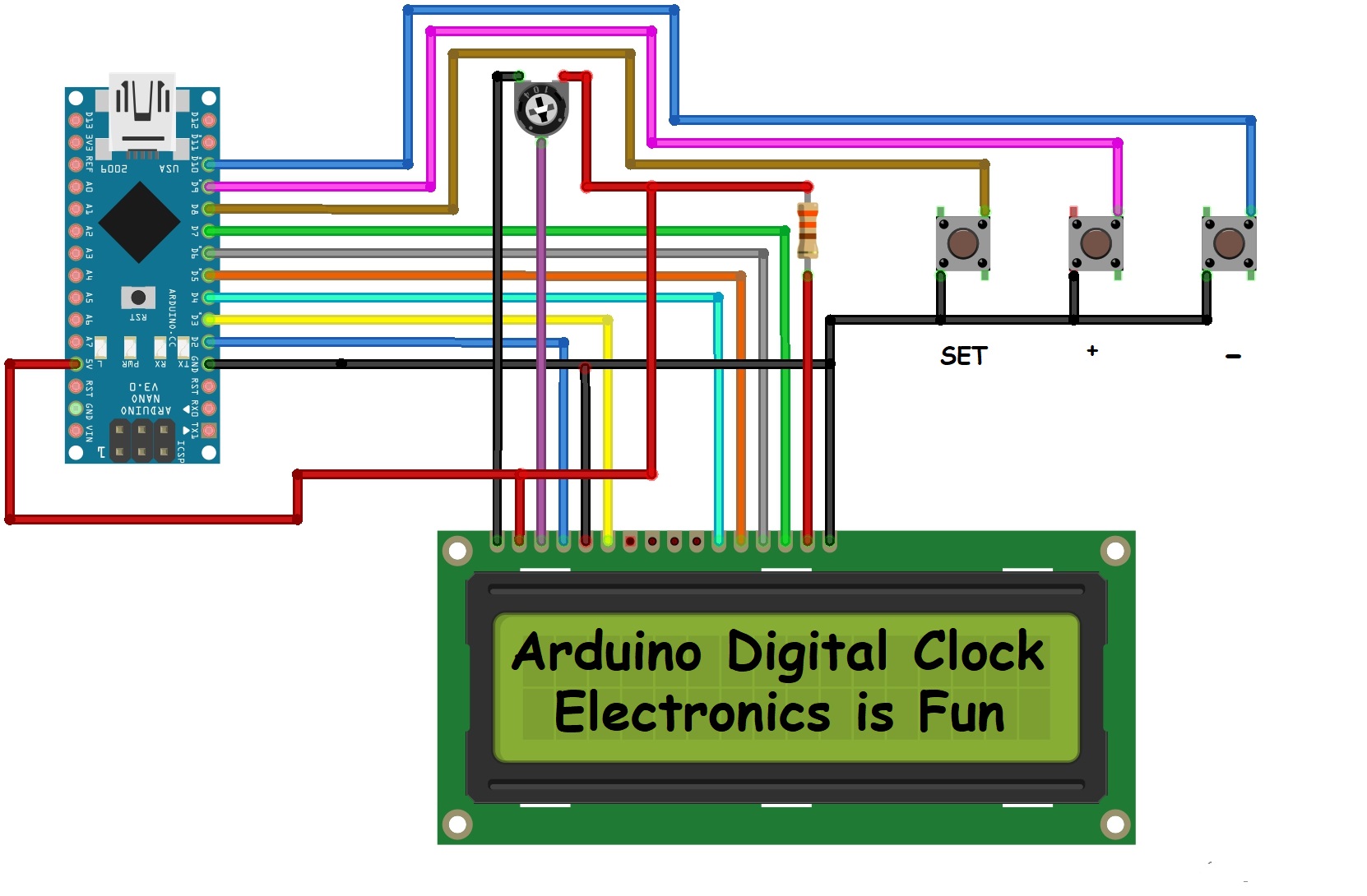 Arduino Digital Clock Hackster.io