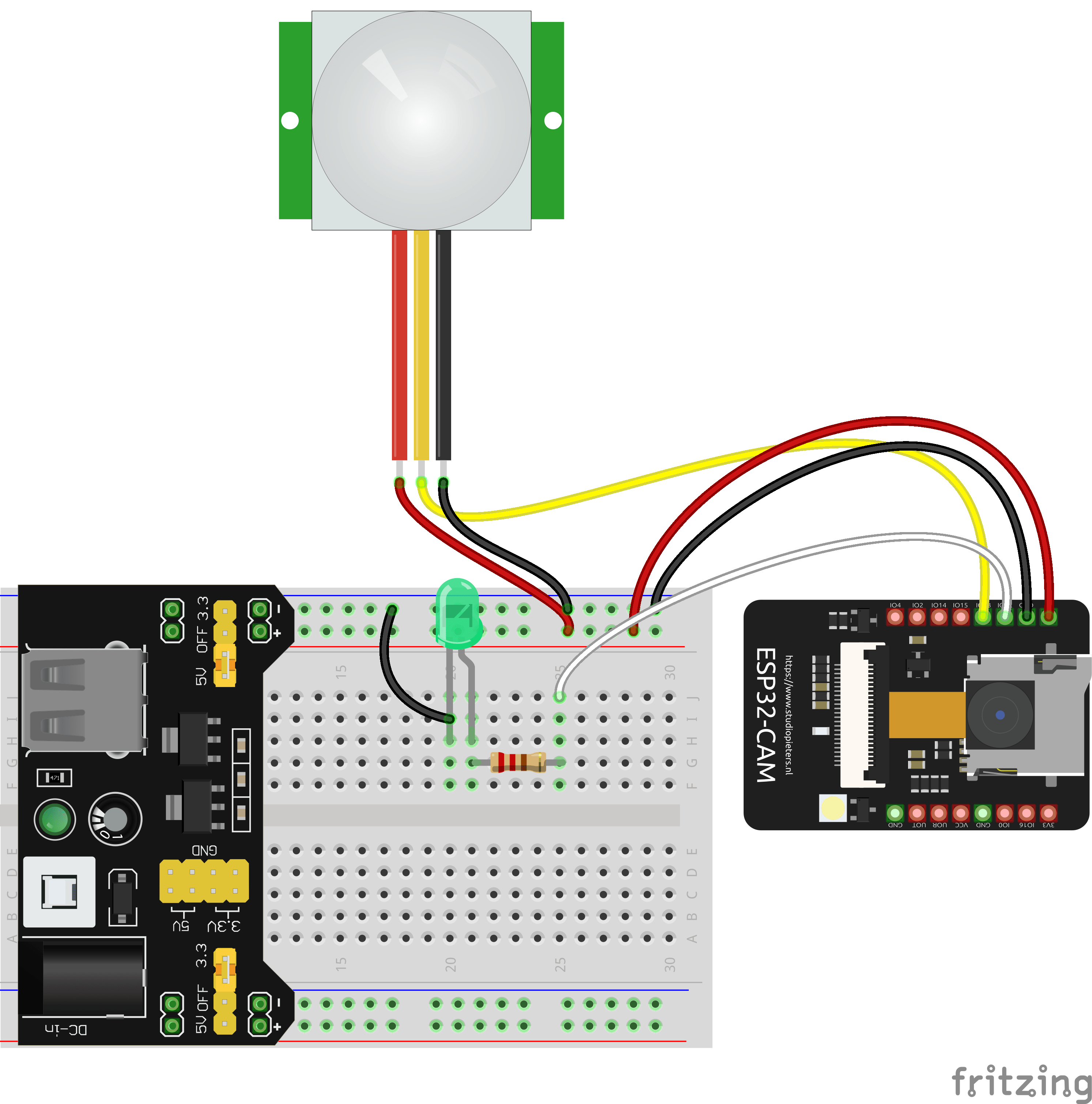 ESP32CAM with PIR motion sensor PLUS Telegram? Arduino Project Hub