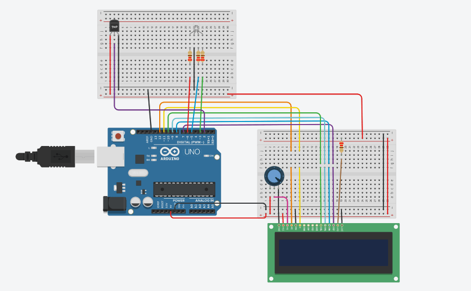 Air Conditioning Control System Emulator Arduino Project Hub