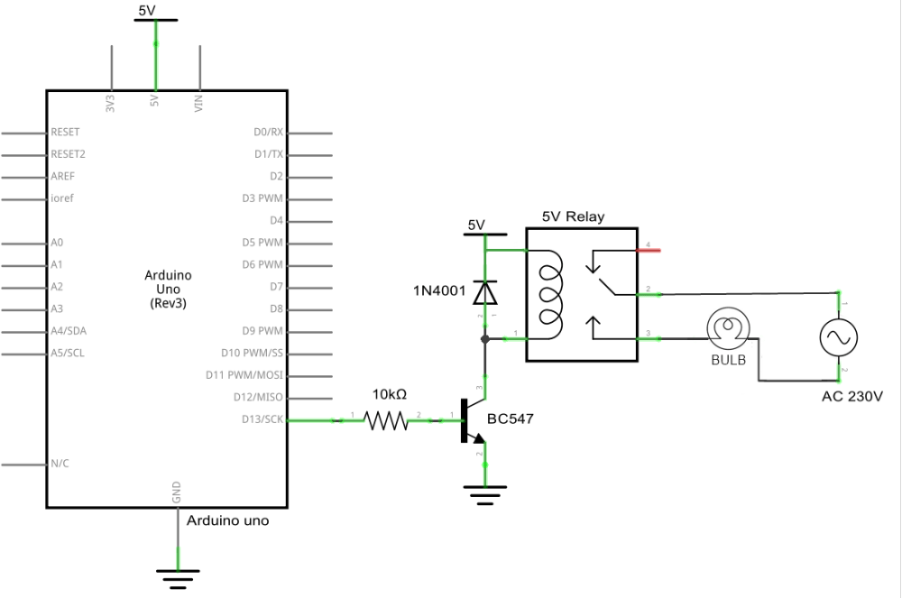 Control AC Light Using Arduino Arduino Project Hub