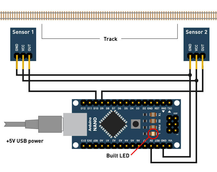 Using IR & Hall Type Sensors for Train Detection Arduino Project Hub