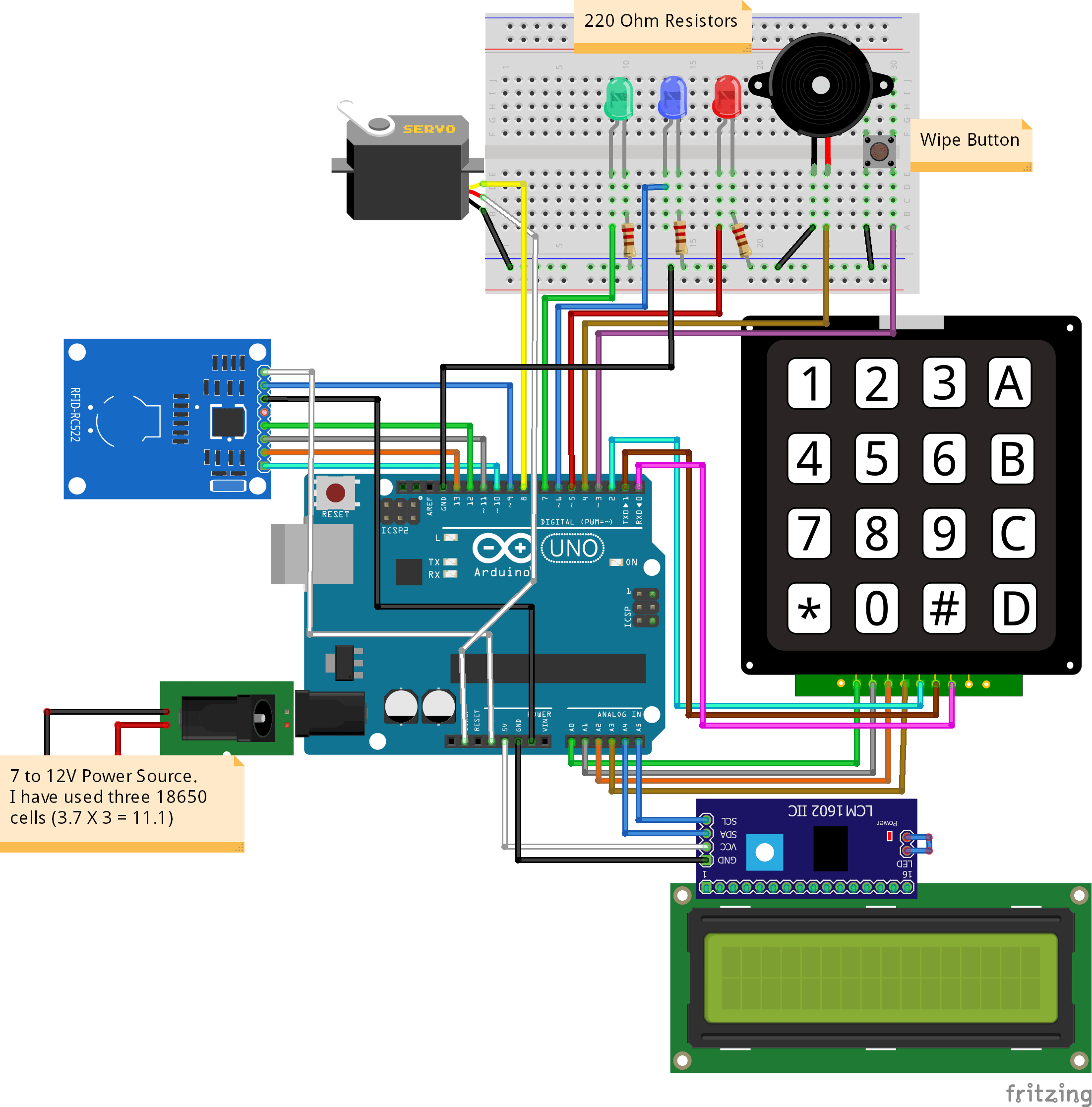 RFID and Keypad Based Access Control System Using Arduino Arduino