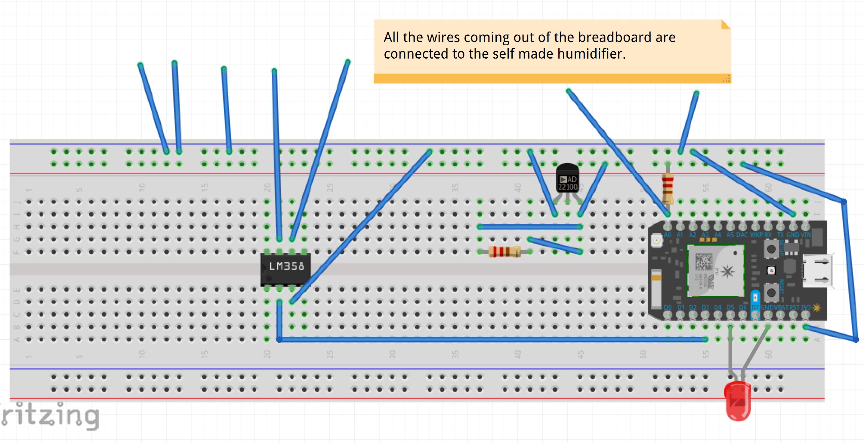 Temperature and Humidity Sensor Controlling Humidifier Hackster.io