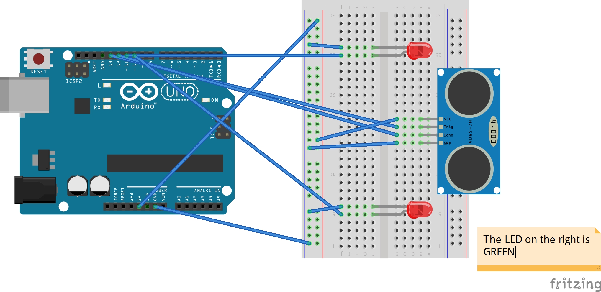 Ultrasonic Range Finder Arduino Project Hub