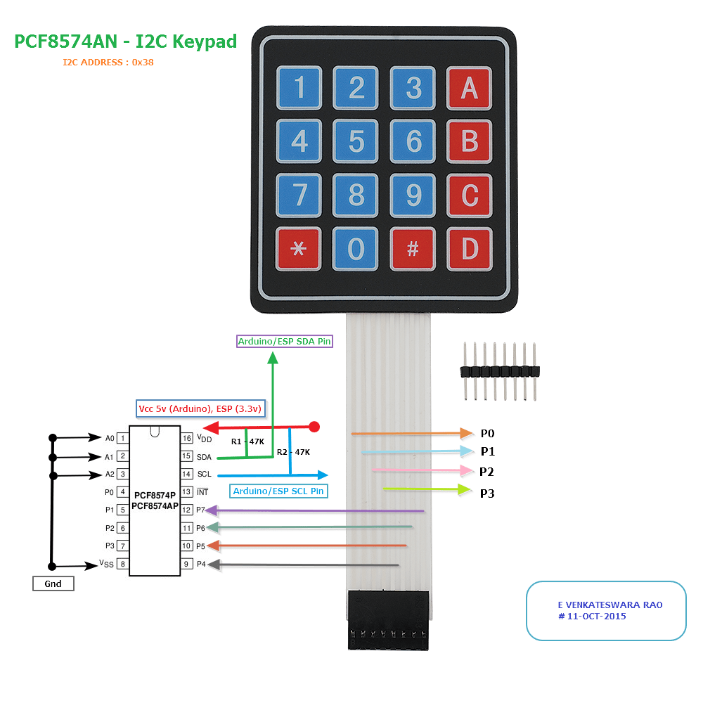 I2C Keypad Hackster.io