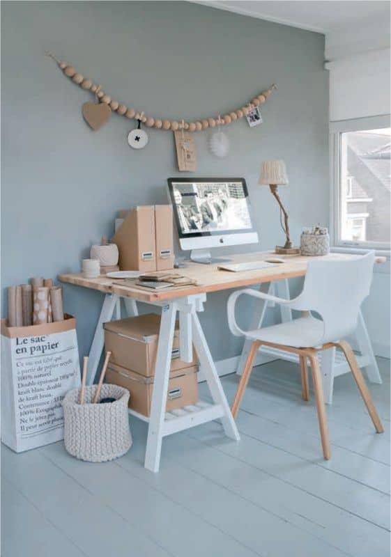 43 Tiny Office Space Ideas to Save Space and Work Efficiently