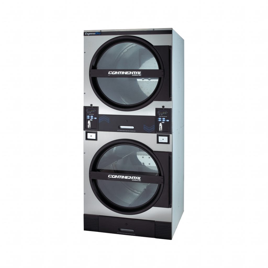 Continental Vended Expressdry Stacked Dryer/Dryer Haddon