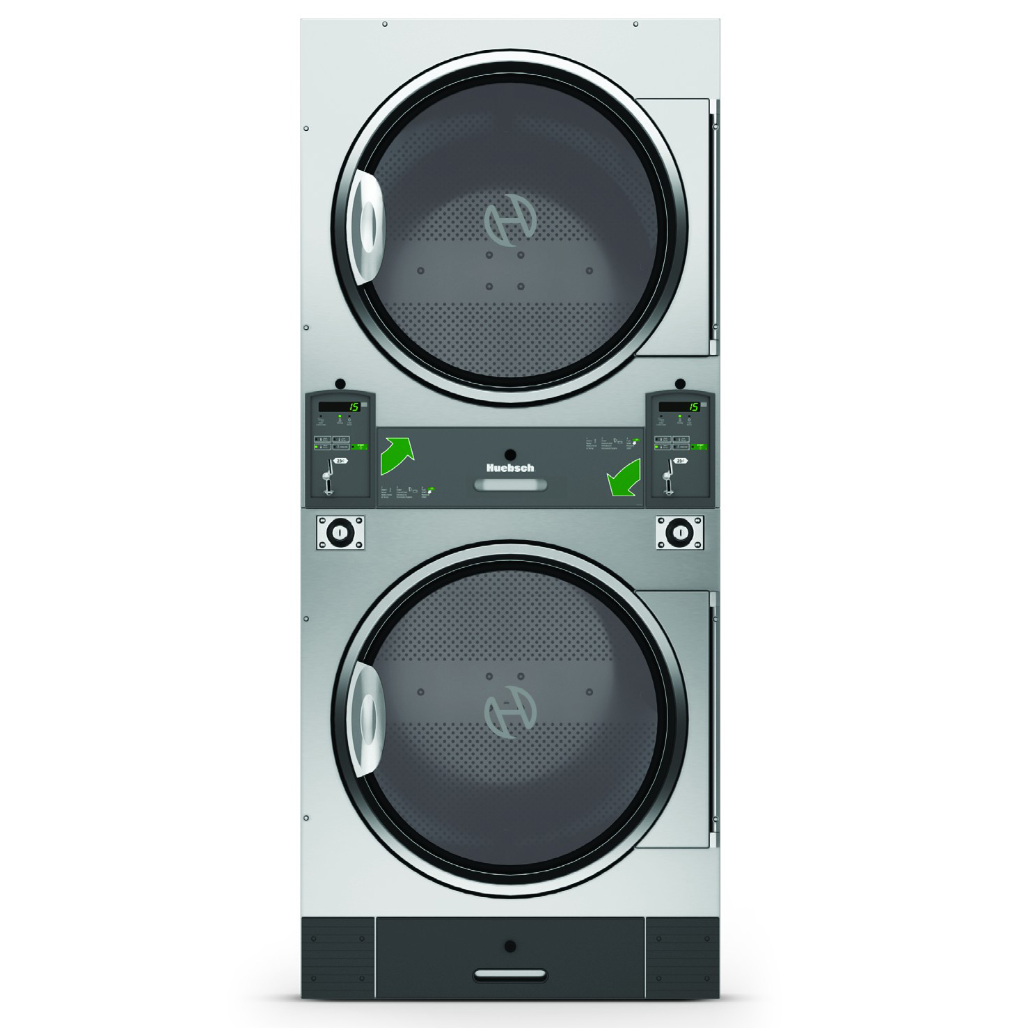 Huebsch Vended HTTSeries Stacked Dryer Haddon