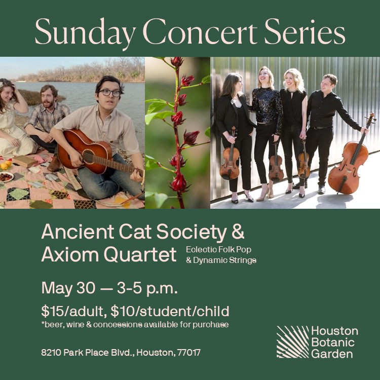 Houston Botanic Garden Launches Sunday Concert Series Hobby Area