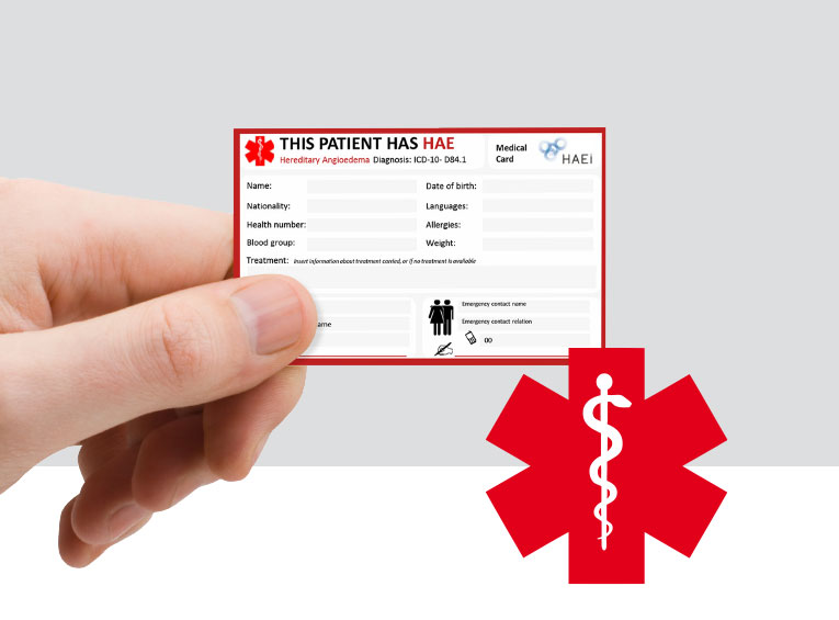 Emergency Card now in 34 languages HAE International (HAEi)