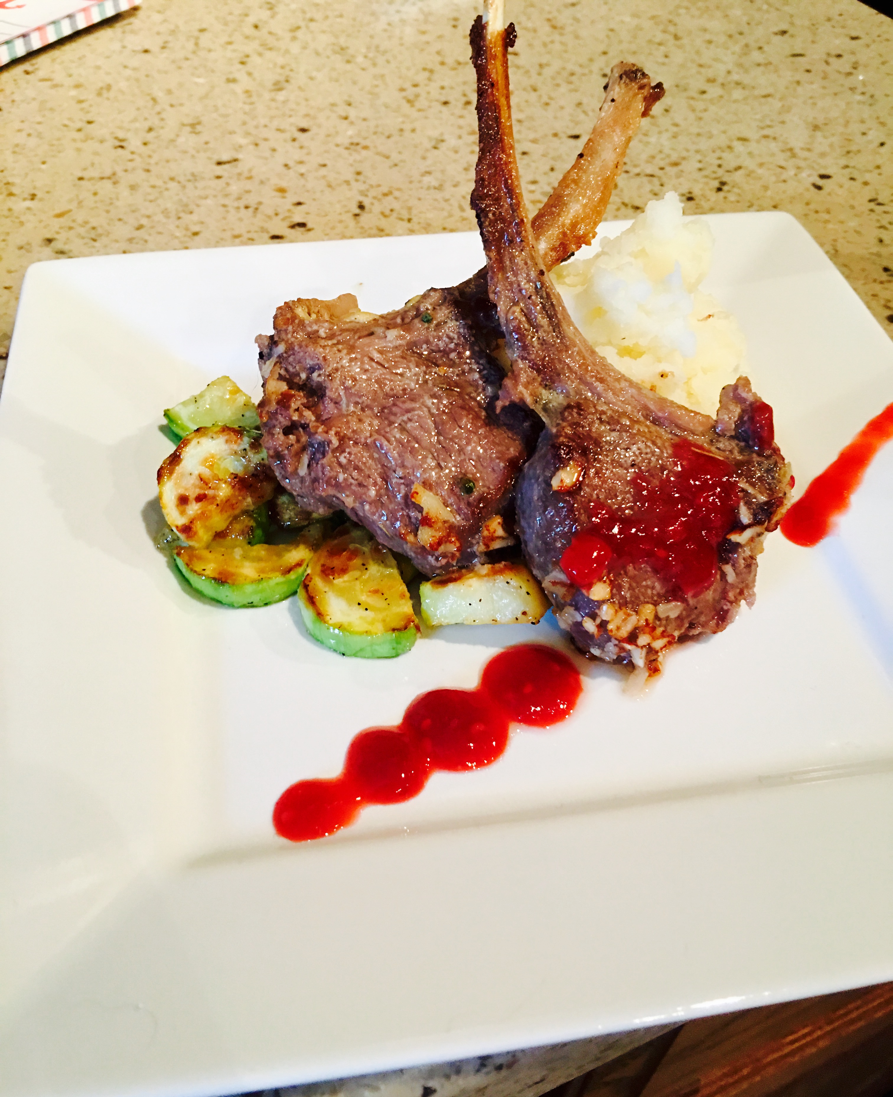 Almond Crusted Lamb Chops HaftoEat