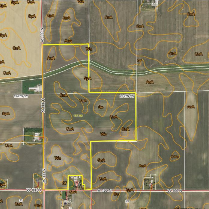 Indiana Farm For Sale White County Farm, 156.39 Acres Hageman