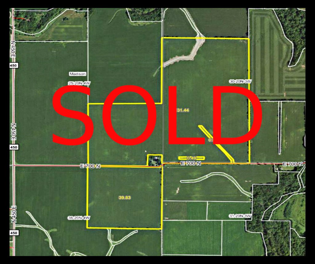 Indiana Farm For Sale Montgomery County Farm, 169 +/ Acres Hageman
