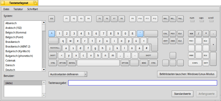 Keymap