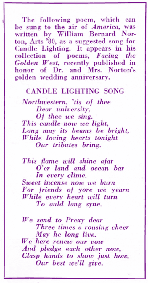 100th Anniversary of Candle Tradition