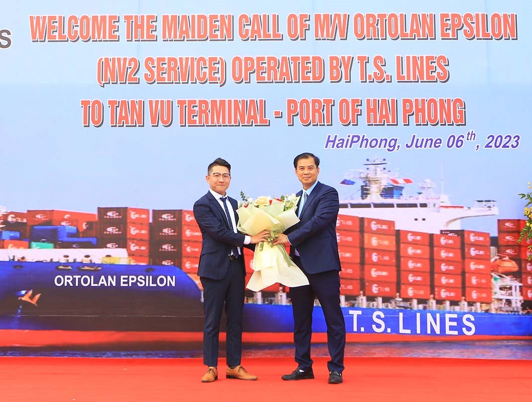 Hãng tàu TS Lines liên kết với hãng tàu Maersk khai thác tuyến dịch vụ