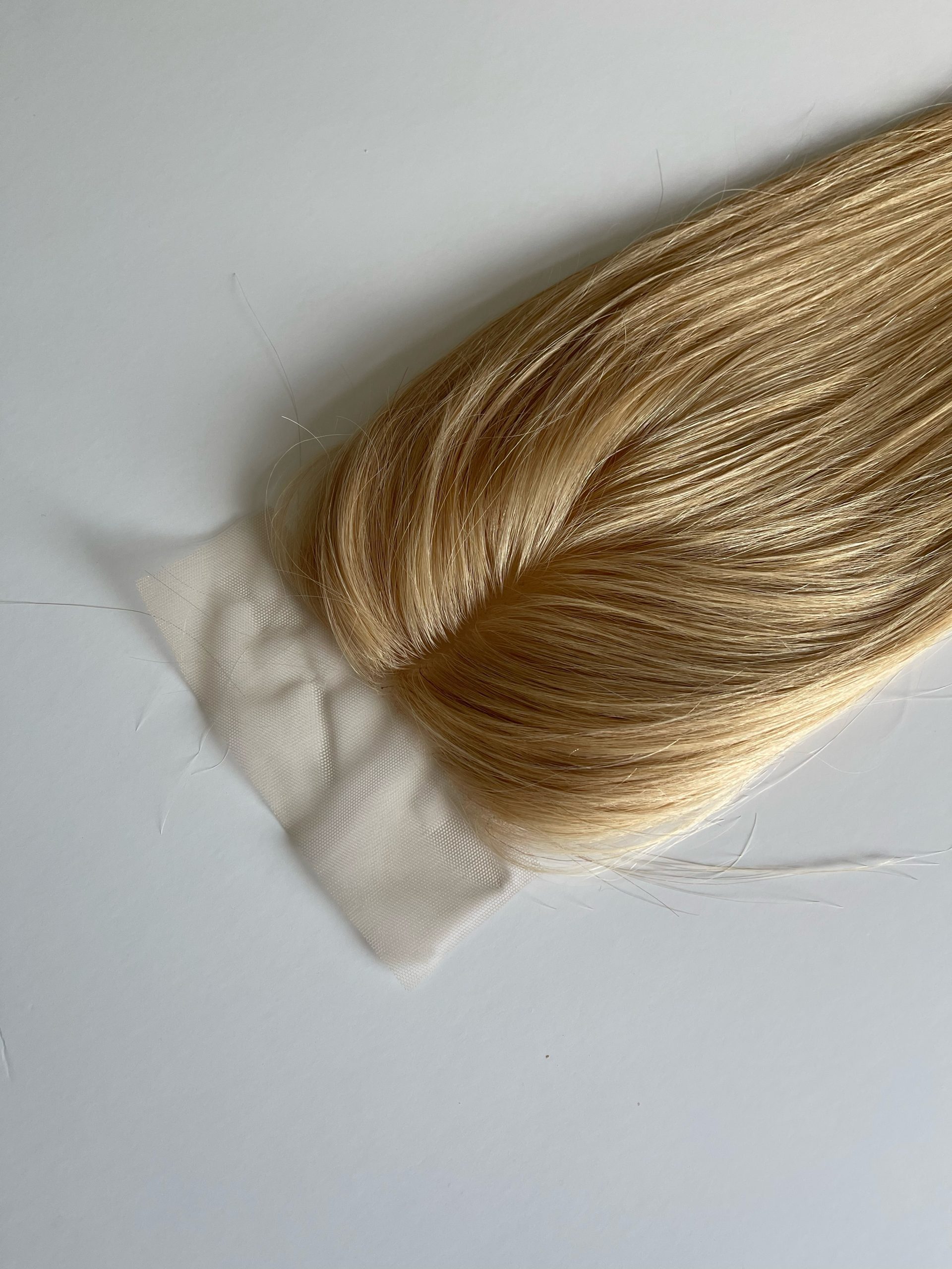 16″ 4×5″ Silk Base Closure 613 Bleach Blonde Hair Closures