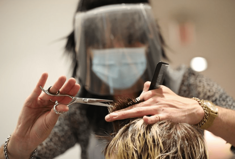 Use of visors and goggles from May 17th Hair Council