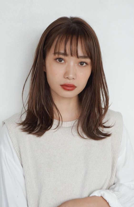 若く見える40代髪型【手入れが楽でかわいい】前髪ありのショートボブ〜セミロング Hair Recipe
