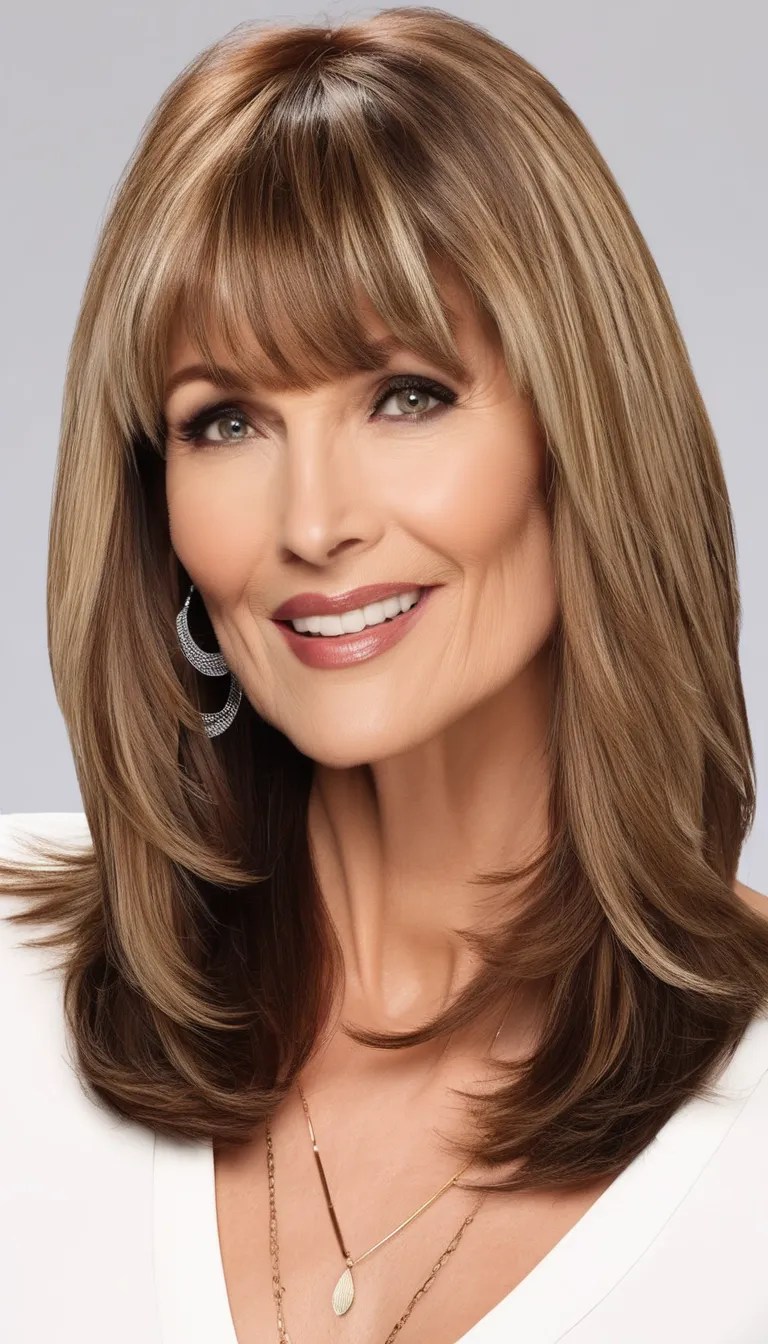 25 Stunning Hairstyles for Women Over 40 with Bangs
