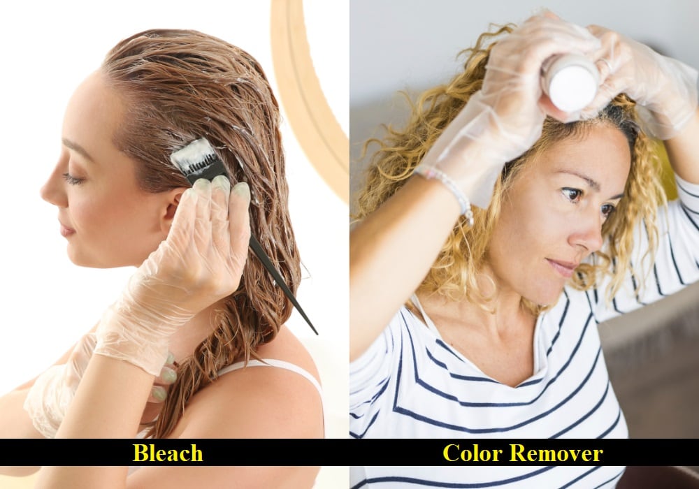 Color Remover vs. Bleach What's The Difference? Hairstyle Camp